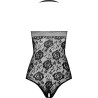 Passion - Bs094 Bodystocking Noir Taille Unique